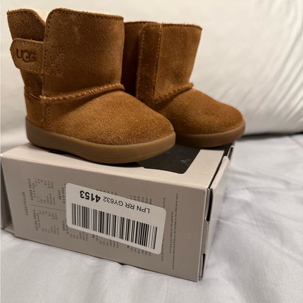 UGG Baby Tan Suede Boots